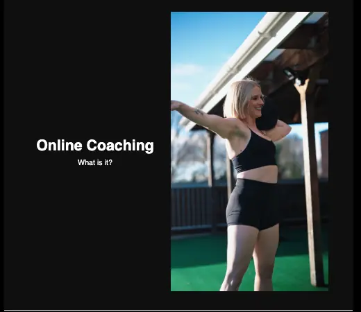 The Inspired Coaching page before the rebuild.